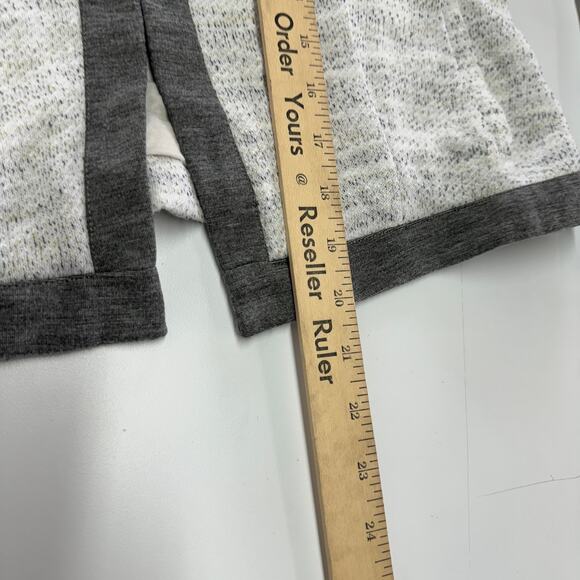 Cabi Jacket Womens Medium Gray Moto Cropped Knit Stretch Blazer 211 - Picture 7 of 8